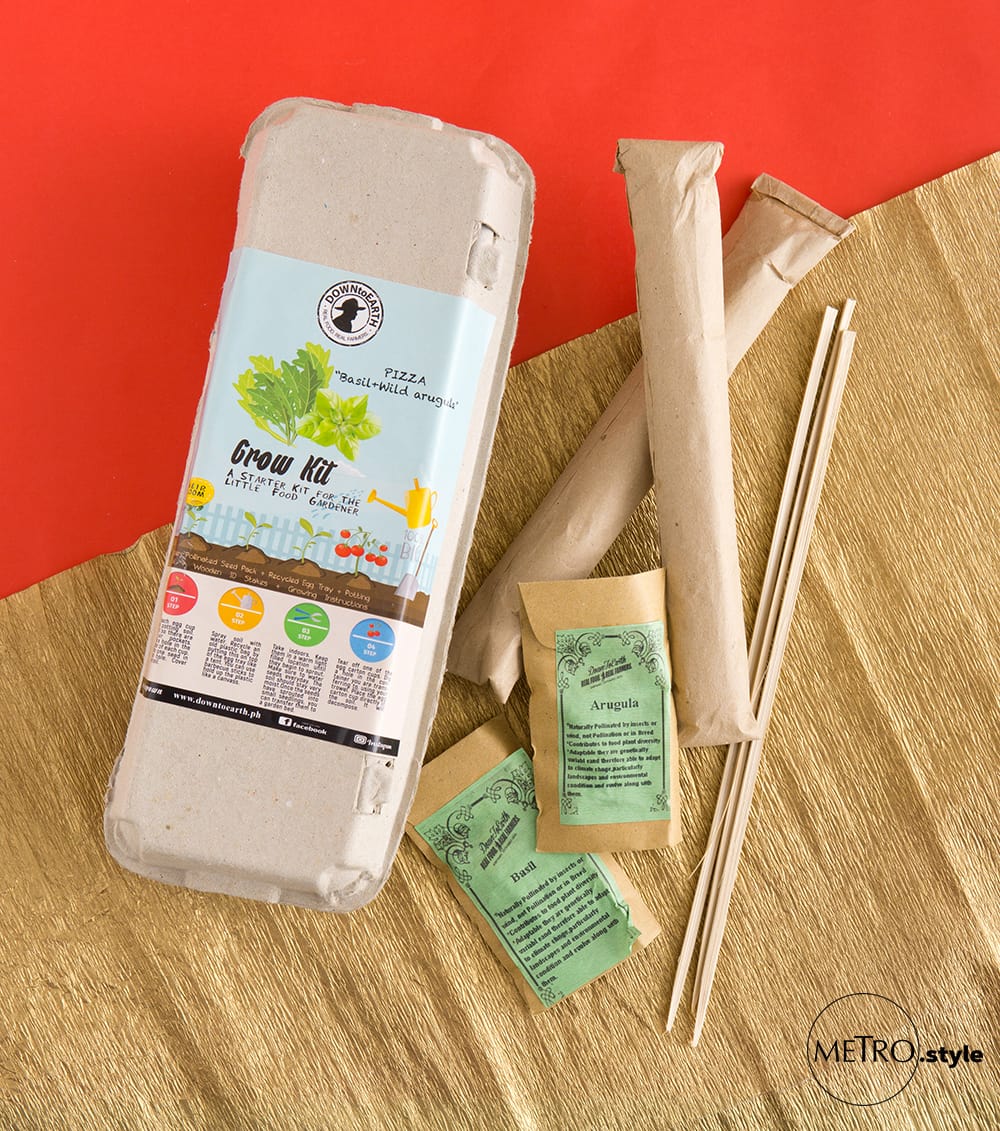 "Pizza" Basil and Wild Arugula Grow Kit "Pizza" Basil and Wild Arugula Grow Kit